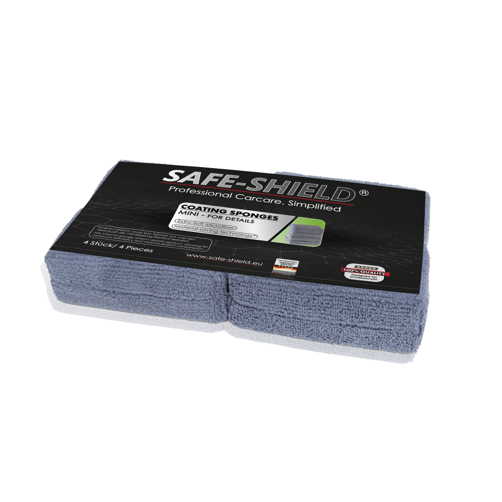 4x MINI mikrofiber applikatorsvamp