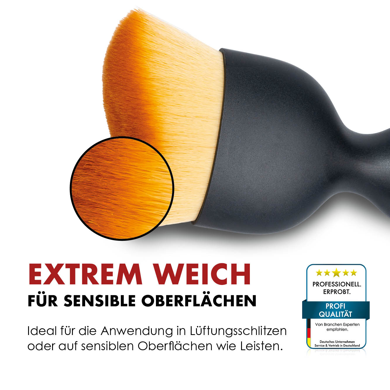 vorteile weicher pinsel