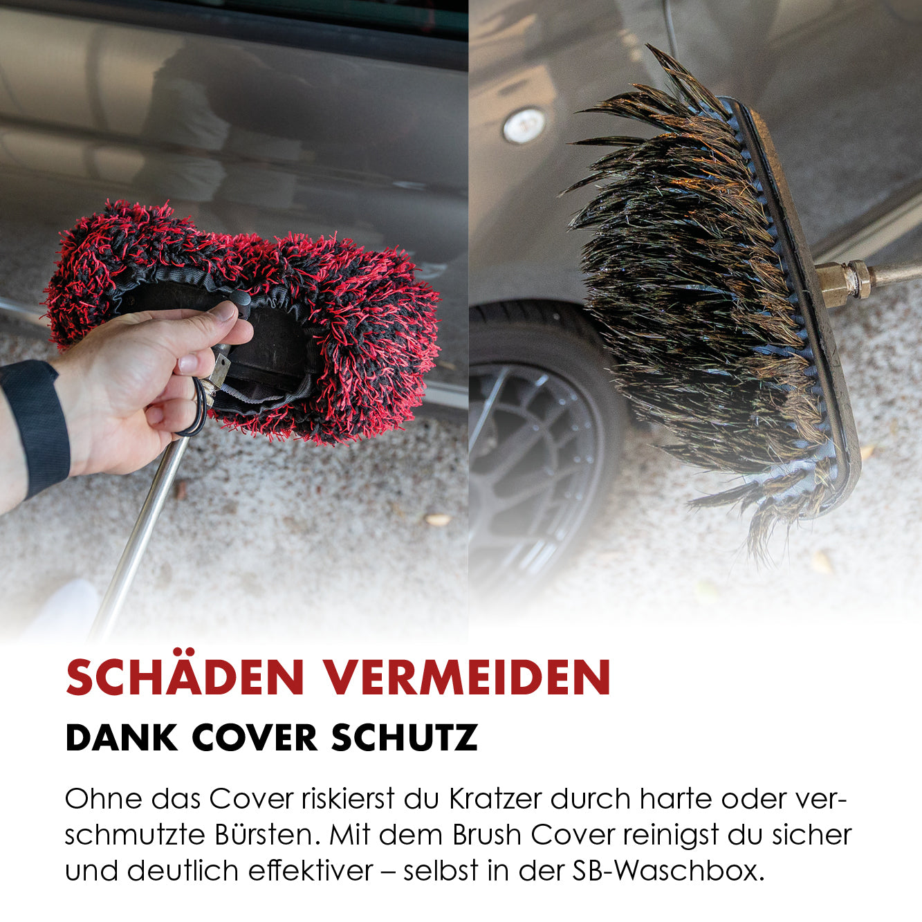 Børsteovertræk vaskebørste cover